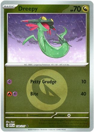Dreepy (Energy Symbol Pattern) 158/217 - ME Ascended Heroes Reverse Holofoil