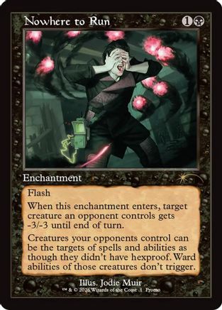 Nowhere to Run (Retro Frame) (WPN-001) - WPN & Gateway Promos Foil