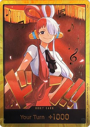 DON!! Card (Uta) (Gold) - Extra Booster: One Piece Heroines Edition Foil