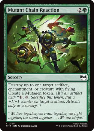 Mutant Chain Reaction (TMT-125) - Teenage Mutant Ninja Turtles Foil