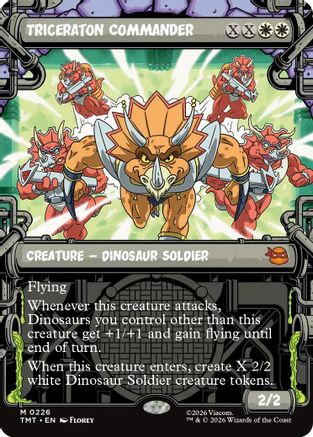 Triceraton Commander (Showcase) (TMT-226) - Teenage Mutant Ninja Turtles