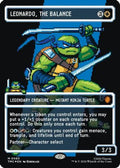 Leonardo, the Balance (0083) (Borderless) (Surge Foil) (TMC-083) - Commander: Teenage Mutant Ninja Turtles Foil