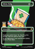 Ninja Pizza (Borderless) (TMC-093) - Commander: Teenage Mutant Ninja Turtles Foil