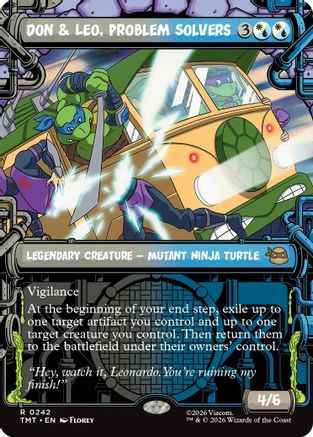 Don & Leo, Problem Solvers (Showcase) (TMT-242) - Teenage Mutant Ninja Turtles