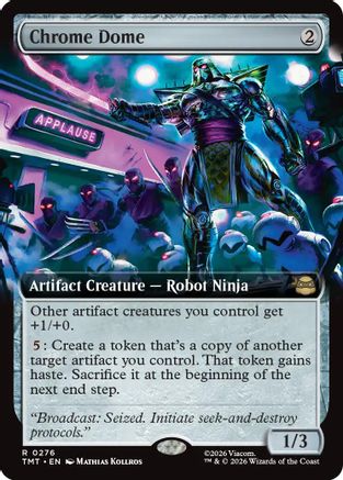 Chrome Dome (Extended Art) (TMT-276) - Teenage Mutant Ninja Turtles