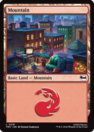 Mountain (0318) (TMT-318) - Teenage Mutant Ninja Turtles Foil