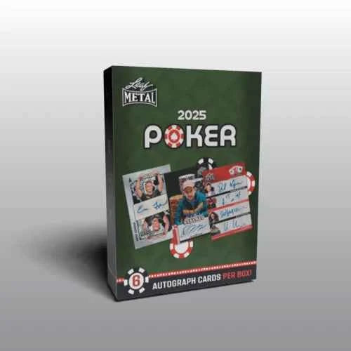 2025 Leaf Metal Poker Hobby Box