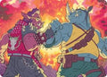 Bebop & Rocksteady Art Card (ASTMT-029) - Art Series: Teenage Mutant Ninja Turtles