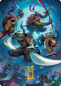 Heroes in a Half Shell Art Card (Gold-Stamped Signature) (ASTMT-041) - Art Series: Teenage Mutant Ninja Turtles