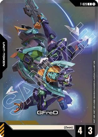 GFreD (T-020) (Premium Card Collection Gundam Assemble) (T-020) - Gundam Promotional Cards Holofoil