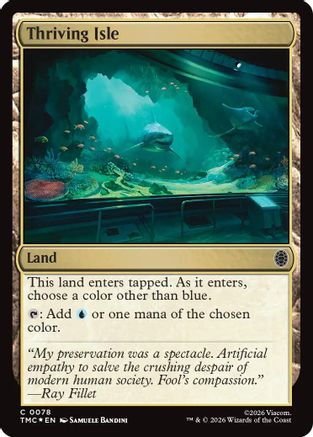 Thriving Isle (Surge Foil) (TMC-078) - Commander: Teenage Mutant Ninja Turtles Foil