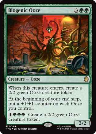 Biogenic Ooze (Surge Foil) (TMC-049) - Commander: Teenage Mutant Ninja Turtles Foil