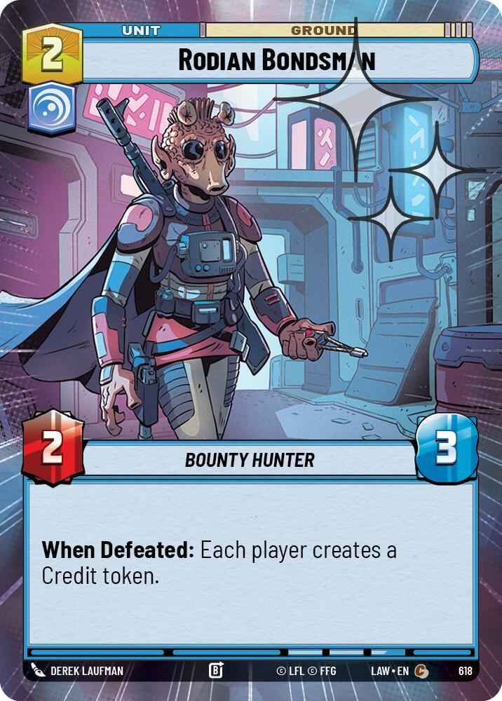 Rodian Bondsman (380) (Hyperspace Foil) (380) [A Lawless Time]