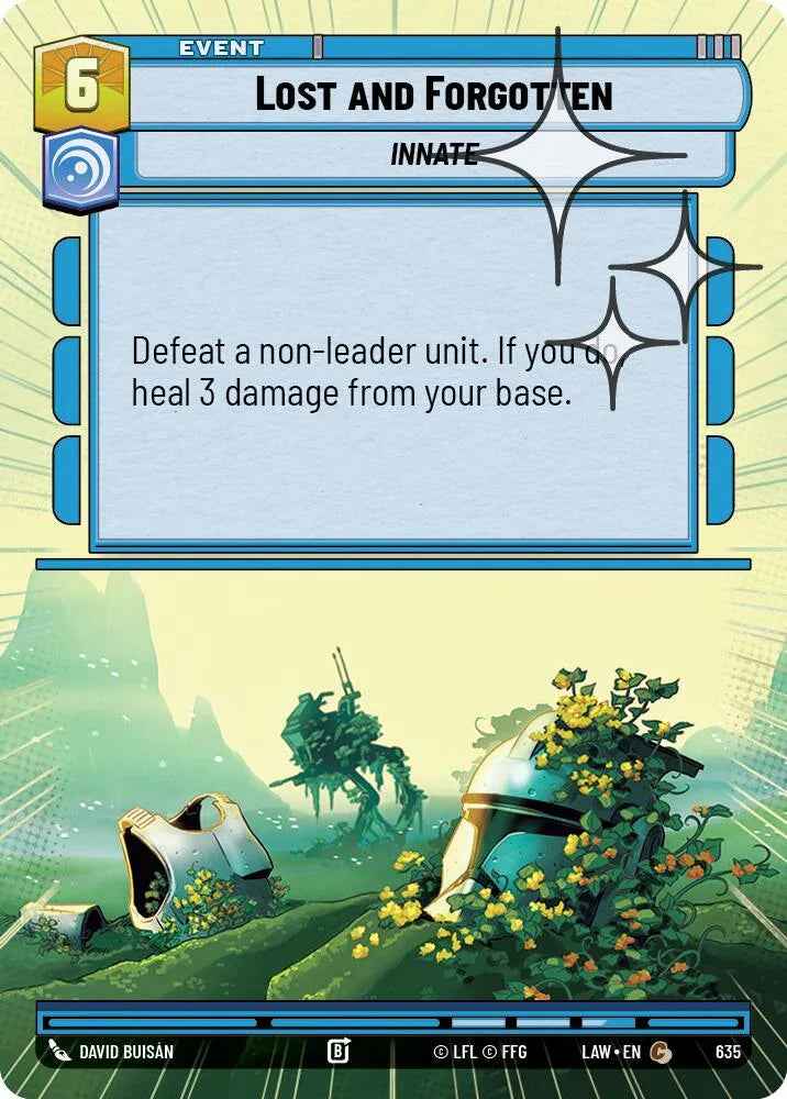 Lost and Forgotten (397) (Hyperspace Foil) (397) [A Lawless Time]