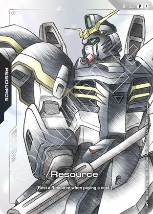 Resource (RP-027) (Mobile Suit Gundam Wing) (RP-027) - Promotional Resource Tokens Holofoil