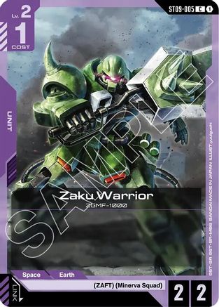 Zaku Warrior (ST09-005) - Starter Deck 09 Destiny Ignition