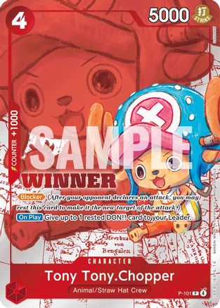 Tony Tony.Chopper (Winner Pack 2026 Vol. 2) (P-101) - One Piece Promotion Cards Foil