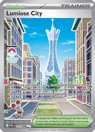 Lumiose City 111/088 - ME03 Perfect Order Holofoil