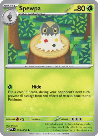 Spewpa 008/088 - ME03 Perfect Order Reverse Holofoil