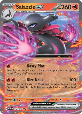 Salazzle ex 016/088 - ME03 Perfect Order Holofoil