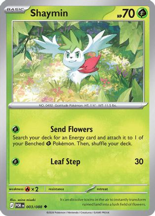 Shaymin 003 - ME03 Perfect Order Reverse Holofoil