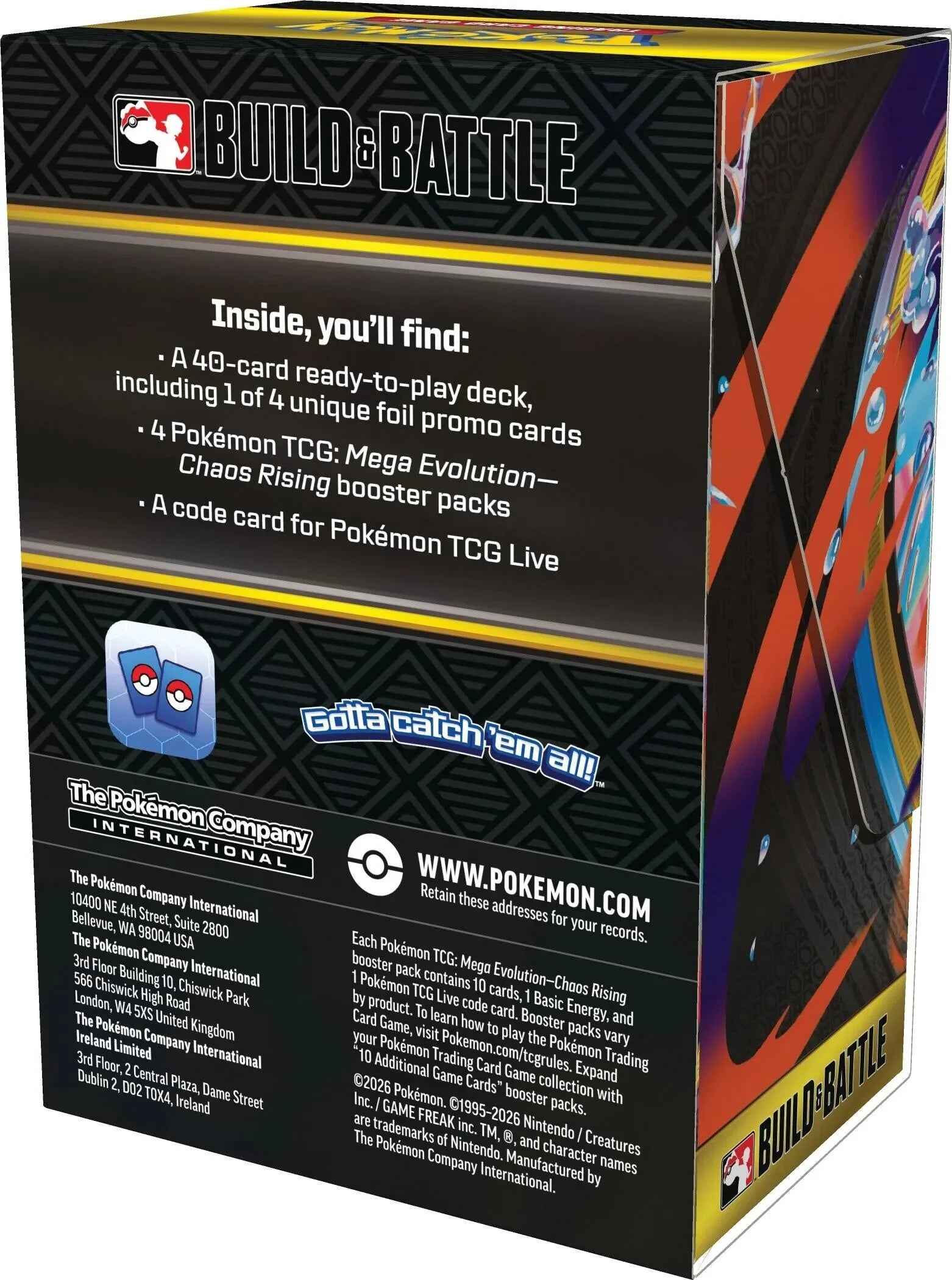 Mega Evolution: Chaos Rising Build & Battle Box