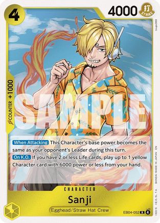 Sanji (EB04-052) (EB04-052) - Adventure on Kami's Island Foil