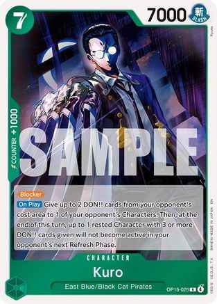 Kuro (OP15-025) - Adventure on Kami's Island Foil
