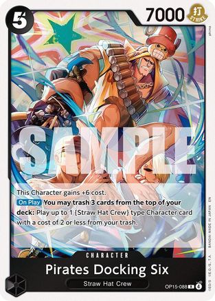 Pirates Docking Six (OP15-088) - Adventure on Kami's Island Foil