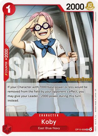 Koby (OP15-009) (OP15-009) - Adventure on Kami's Island Release Event Cards