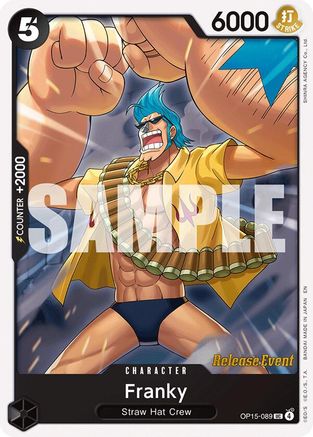 Franky (OP15-089) - Adventure on Kami's Island Release Event Cards