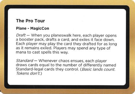 The Pro Tour (Black Lotus Unknown Planechase) (OVER-) - Oversize Cards