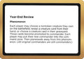 Year-End Review (Black Lotus Unknown Planechase) (OVER-) - Oversize Cards