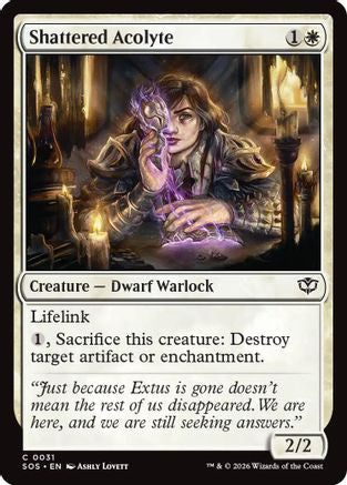 Shattered Acolyte (SOS-031) - Secrets of Strixhaven Foil