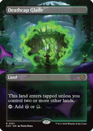 Deathcap Glade (Borderless) (SOS-301) - Secrets of Strixhaven Foil