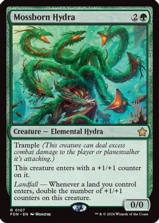 Mossborn Hydra (PPECL-107) - Promo Pack: Lorwyn Eclipsed