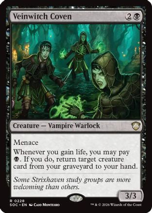 Veinwitch Coven (SOC-228) - Commander: Secrets of Strixhaven