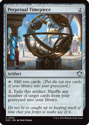 Perpetual Timepiece (SOC-354) - Commander: Secrets of Strixhaven