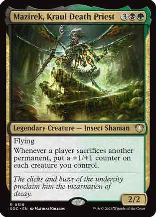 Mazirek, Kraul Death Priest (SOC-319) - Commander: Secrets of Strixhaven