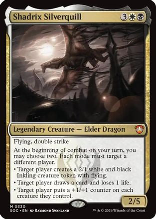 Shadrix Silverquill (SOC-330) - Commander: Secrets of Strixhaven