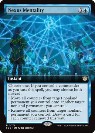 Nexus Mentality (Extended Art) (SOC-071) - Commander: Secrets of Strixhaven