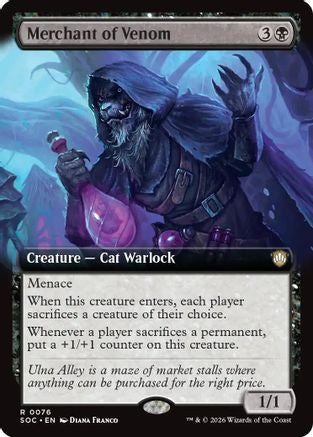 Merchant of Venom (Extended Art) (SOC-076) - Commander: Secrets of Strixhaven