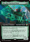Nev, the Practical Dean (Extended Art) (SOC-089) - Commander: Secrets of Strixhaven