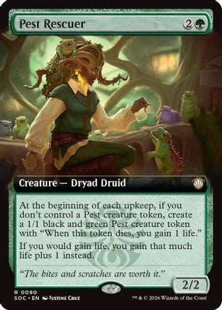 Pest Rescuer (Extended Art) (SOC-090) - Commander: Secrets of Strixhaven