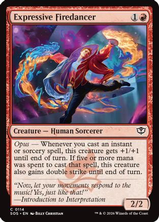 Expressive Firedancer (SOS-114) - Secrets of Strixhaven