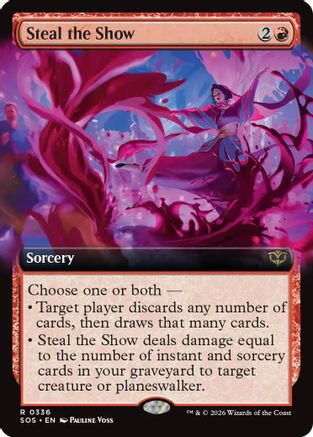 Steal the Show (Extended Art) (SOS-336) - Secrets of Strixhaven