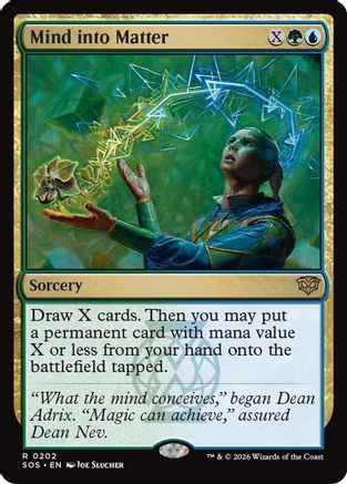 Mind into Matter (SOS-202) - Secrets of Strixhaven Foil