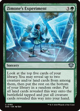 Zimone's Experiment (SOS-169) - Secrets of Strixhaven Foil