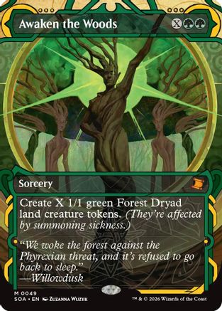 Awaken the Woods (SOA-049) - Secrets of Strixhaven: Mystical Archive Foil