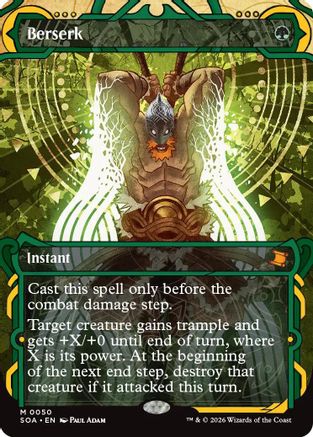 Berserk (SOA-050) - Secrets of Strixhaven: Mystical Archive Foil